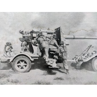 Das Luftwissen - Band 7, Juli 1942 - Zertrümmerte Panzerkuppel der Batterie Maxim Gorki.. Espenlaub militaria