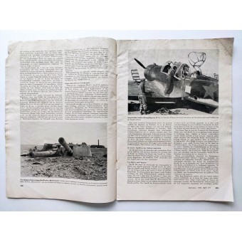 Luftwissen - vol. 7, juli 1942 - Pansarkupolen på batteriet Maxim Gorki krossad. Espenlaub militaria