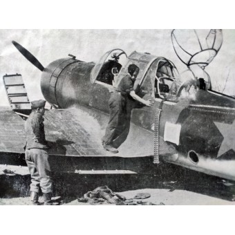 Luftwissen - vol. 7, juli 1942 - Pansarkupolen på batteriet Maxim Gorki krossad. Espenlaub militaria