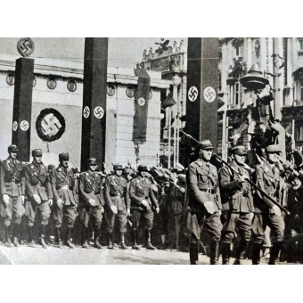 El Österreichische Woche - vol. 14, 7 de de abril de 1938 - Todo alemán útiles “Sí” el 10 de abril. Espenlaub militaria