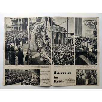 El Stuttgarter Illustrierte - Abril 2 ª 1938 - Austria en el Reich. Espenlaub militaria