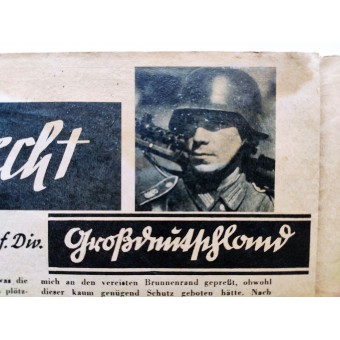 The Unser Heer - Marzo / abril de 1943 - Gefreiter de la División de Infantería Großdeutschland. Espenlaub militaria