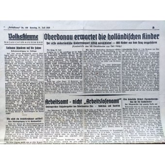 Volksstimme - 21 juli 1940 - sjöslag nära Kreta. Espenlaub militaria