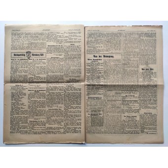 Volksstimme - гитлеровская газета 1929 года, до прихода к власти - Еврейская лихорадка в Вене. Espenlaub militaria
