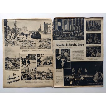 Wiener Illustrierte - № 39 от 30 сентября 1942 г. - Немецкие горные стрелки на Кавказе. Espenlaub militaria