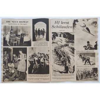 Der Adler, the official Luftwaffe magazine, issue #3, February 8th, 1944. Espenlaub militaria