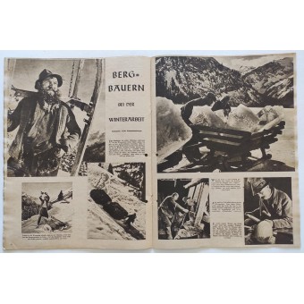 Der Adler, den officiella Luftwaffe-tidningen, nummer 3, 8 februari 1944. Espenlaub militaria