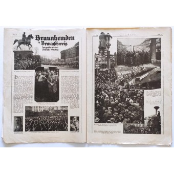 Revista Illustrierter Beobachter del NSDAP de principios de 1930, número 10, 1931. Espenlaub militaria