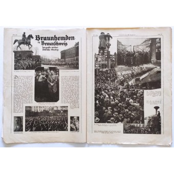 Журнал начала 1930-х годов, Illustrierter Beobachter, номер 10, 1931 год. Espenlaub militaria