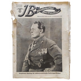 Rivista del NSDAP prima del 1933 Illustrierter Beobachter numero 37 del 1932. Espenlaub militaria