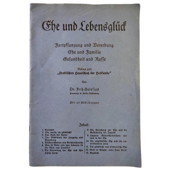 Ehe und Lebensglück - Marriage and Happiness by Dr. Fritz Heinfius. Espenlaub militaria