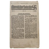 Vietato in Austria Österreichischer Beobachter numero 13 dell'aprile 1937