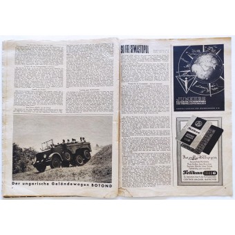 Немецкий армейский журнал Die Wehrmacht, номер 15/16, 29 июля 1942 г.. Espenlaub militaria