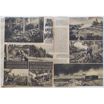 Den tyska arméns tidning Die Wehrmacht, utgåva nr 15/16, 29 juli 1942. Espenlaub militaria
