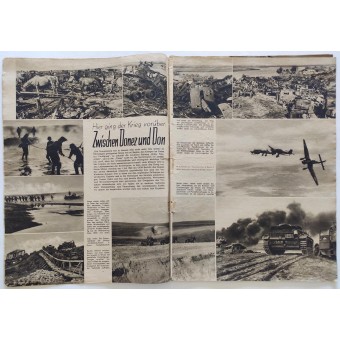 Den tyska arméns tidning Die Wehrmacht, utgåva nr 15/16, 29 juli 1942. Espenlaub militaria