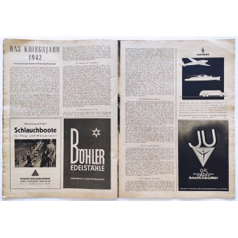 Revista del ejército alemán Die Wehrmacht, número 26, 23 de diciembre de 1942.. Espenlaub militaria