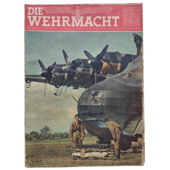Den tyska arméns tidning Die Wehrmacht, utgåva nr 3, 9 februari 1944. Espenlaub militaria