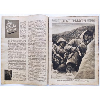 Revista del ejército alemán Die Wehrmacht, número 3, 9 de febrero de 1944.. Espenlaub militaria