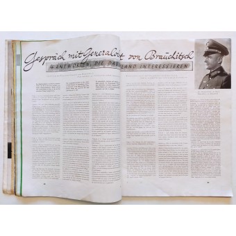 Revista internacional alemana Freude und Arbeit (Alegría y Trabajo), nº 9/10, 1939. Espenlaub militaria