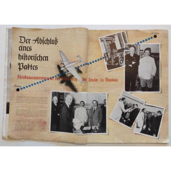 Saksalainen kansainvälinen lehti Freude und Arbeit (Ilo ja työ), numero 9/10, 1939.. Espenlaub militaria