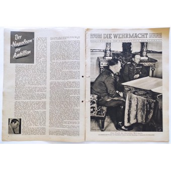 Revista militar alemana Die Wehrmacht, número 11, 31 de mayo de 1944.. Espenlaub militaria