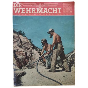 Tysk militärtidskrift Die Wehrmacht, nummer 2, 26 januari 1944. Espenlaub militaria