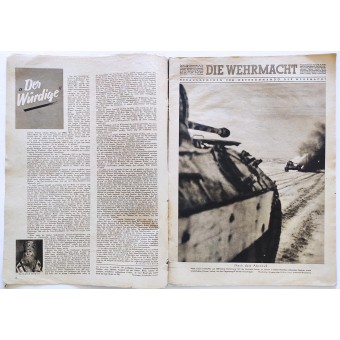 Revista militar alemana Die Wehrmacht, número 9, 3 de mayo de 1944.. Espenlaub militaria