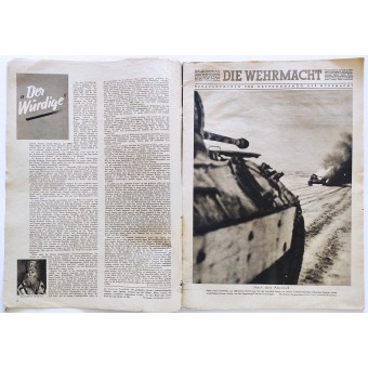 Rivista militare tedesca Die Wehrmacht, numero 9, 3 maggio 1944. Espenlaub militaria