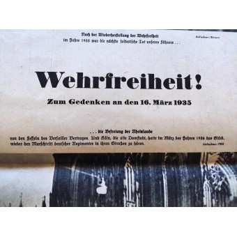 Supplemento del giornale tedesco Der Armee an Feldzeitung con molte foto in grande formato. Espenlaub militaria