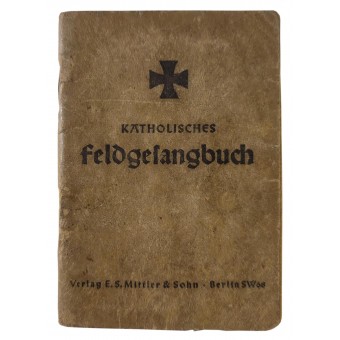 Campo del soldado alemán Katholisches Feldgesangbuch. Espenlaub militaria