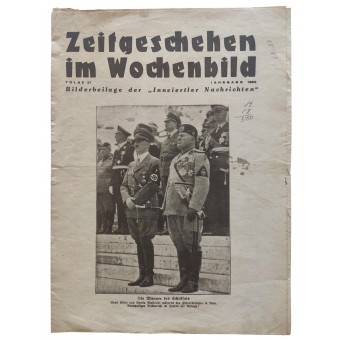 Illustrated newspaper Zeitgeschehen im Wochenbild, 1938. Espenlaub militaria