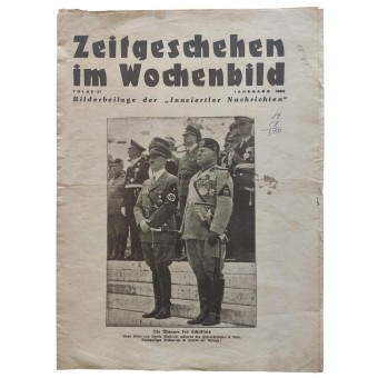 Periódico ilustrado Zeitgeschehen im Wochenbild, 1938. Espenlaub militaria