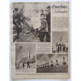 Revista de la Luftwaffe Der Adler, número 7, 4 de abril de 1944.. Espenlaub militaria