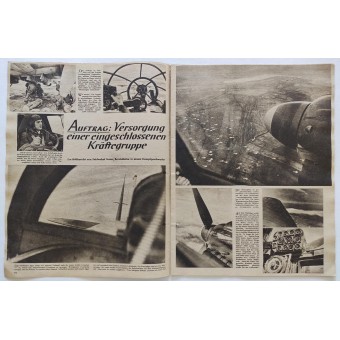 Revista de la Luftwaffe Der Adler, número 8, 18 de abril de 1944.. Espenlaub militaria