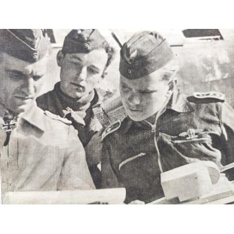 Журнал Люфтваффе Der Adler, номер 8, 18 апреля 1944 г.. Espenlaub militaria