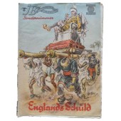Magazine Illustrierter Beobachter Sondernummer 'Englands Schuld' (englanninkielinen lehti)