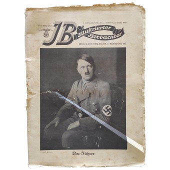 Revista Illustrierter Beobachter, número especial 15a, 22 de abril de 1933, ¡el cumpleaños de Hitler!. Espenlaub militaria