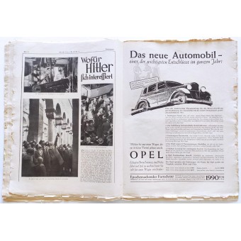 Magazine Illustrierter Beobachter, numéro spécial 15a, 22 avril 1933, anniversaire dHitler !. Espenlaub militaria