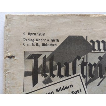 Tidskrift Münchner Illustrierte Presse, 2 april 1938. Espenlaub militaria