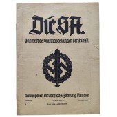 Tijdschrift Die SA, Zeitschrift der Sturmabteilungen der NSDAP, uitgave 6, 7 februari 1941