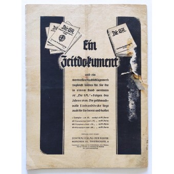 Zeitschrift Die SA, Zeitschrift der Sturmabteilungen der NSDAP, Ausgabe 6, 7. Februar 1941. Espenlaub militaria