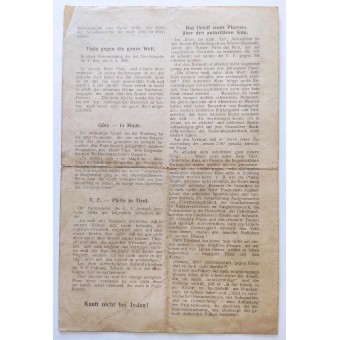 Newspaper Österreichischer Beobachter issue 11 from March 24th, 1937. Espenlaub militaria