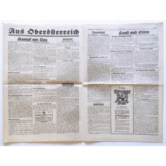 Newspaper Volksstimme, issue 49, December 3rd 1932. Espenlaub militaria