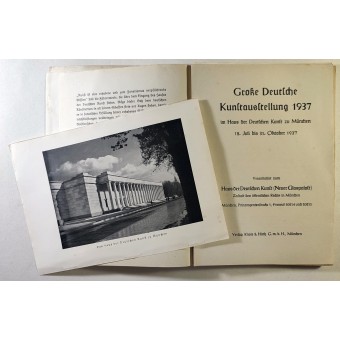 Officiell katalog för den stora tyska konstutställningen 1937. Espenlaub militaria