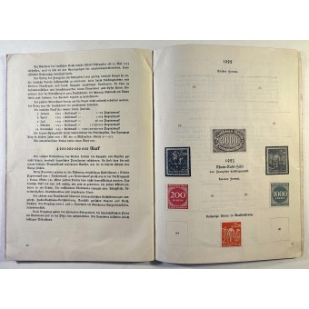 Briefmarkenalbum aus der Zeit vor dem 2. Weltkrieg - Dokumente aus Deutschlands schönsten und schwersten Tagen. Espenlaub militaria