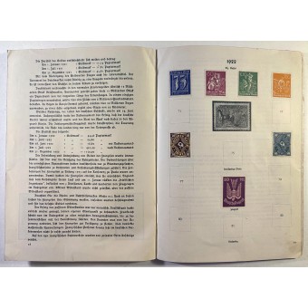 Album de timbres allemands davant la Seconde Guerre mondiale - Dokumente aus Deutschlands schönsten und schwersten Tagen. Espenlaub militaria
