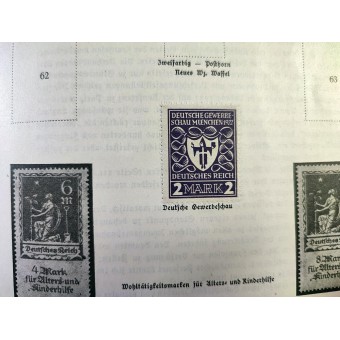 Довоенный немецкий альбом для почтовых марок - Dokumente aus Deutschlands schönsten und schwersten Tagen. Espenlaub militaria
