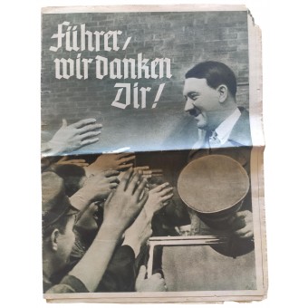 Propaganda-uitgave over nationaalsocialistisch Duitsland en referendum voor annexatie van Oostenrijk in 1938. Espenlaub militaria
