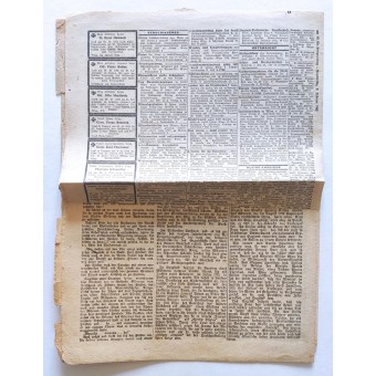 Маленькая газета Kleine Wiener Kriegszeitung, номер 137, 8 февраля 1945 г.. Espenlaub militaria