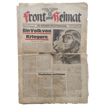 Soldiers newspaper Front und Heimat, issue 68, 1945. Espenlaub militaria